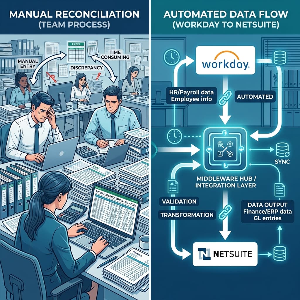 Workday to NetSuite Integration: When It Makes Sense (and When It Doesn't)